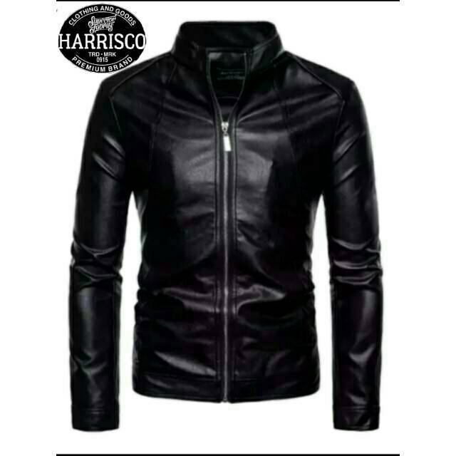 Jaket semi kulit pria/ jaket pria kulit sintetis/ jaket motor pria kulit sintetis/ jaket kulit pria