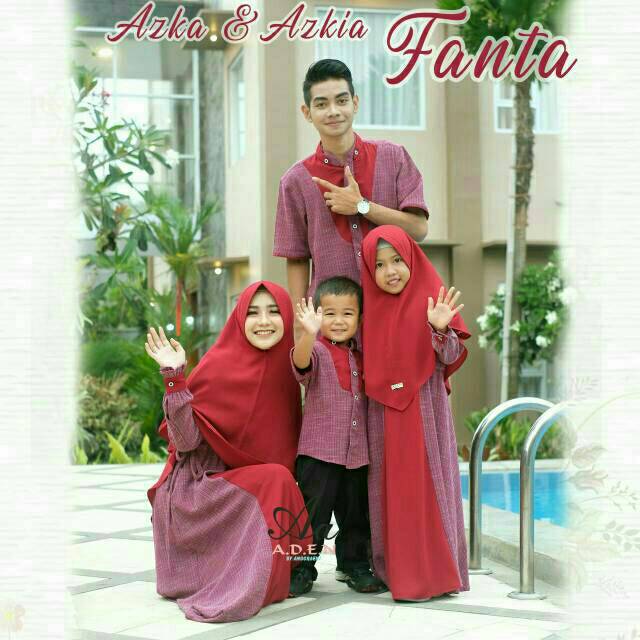 Sarimbit / gamis azkia by Aden hijab Ready