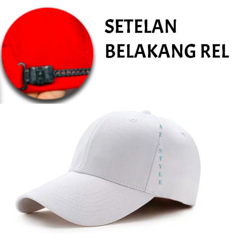 TOPI BASEBALL POLOS / TOPI POLOS KATUN PREMIUM / TOPI POLOS