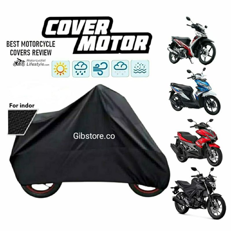 Cover Motor Sarung Motor Penutup Motor beat scoopy vario genio mio fino x-ride spin supra jupiter shogun mx n-max pcx aerox adv vespa tiger ninja rxking vixion r15 gsx satria sonic cbr