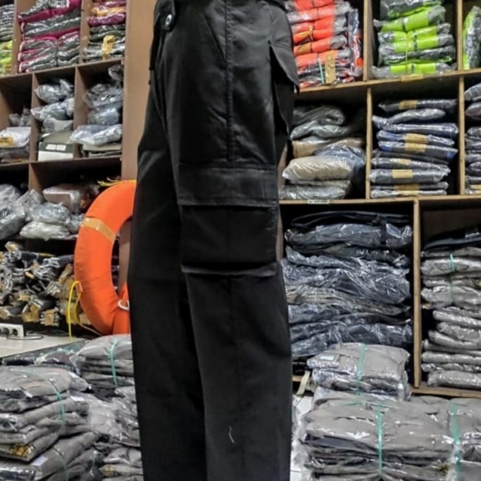 Celana satpam/celana pdl coklat tua/celana panjang satpam - coklat tua, Xl