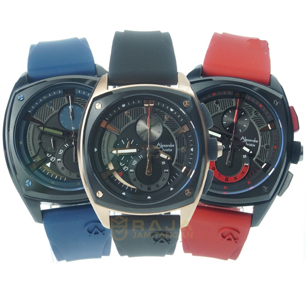 JAM TANGAN ALEXANDRE CHRISTIE AC 6591 / AC6591 / AC6591MC PRIA ORIGINAL MURAH