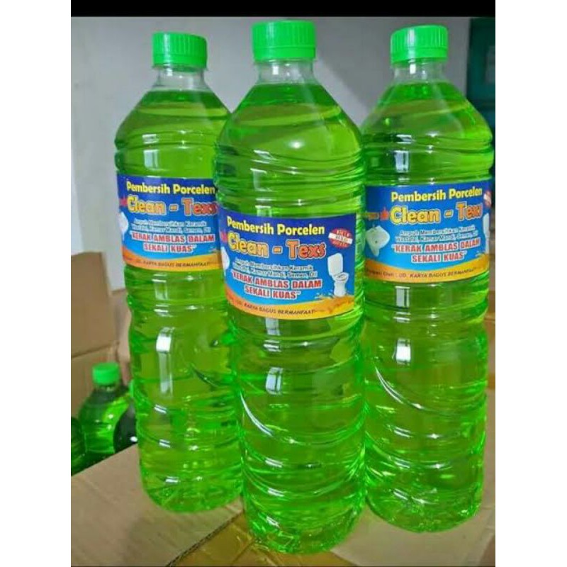 (COD)CLEAN TEXS PEMBERSIH KERAK KAMAR MANDI 1,5 LITER
