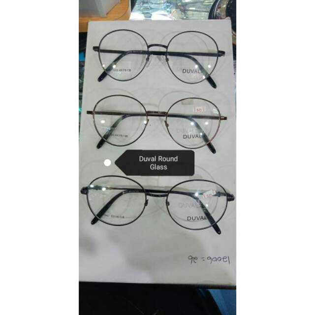 [GROSIR/ECERAN] FRAME KACAMATA "DUVAL ROUND GLASS" ONLY 55K/PCS (Min. 12 pcs)
