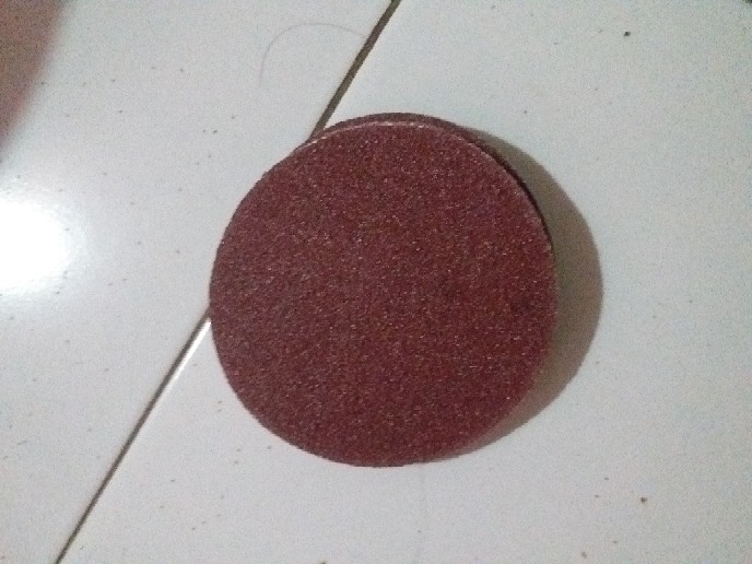 Amplas Bulat Velcro Tempel Gerinda 4 Inch. 100mm Sandpaper / Abrasive Paper /ampelas /kertas Gosok