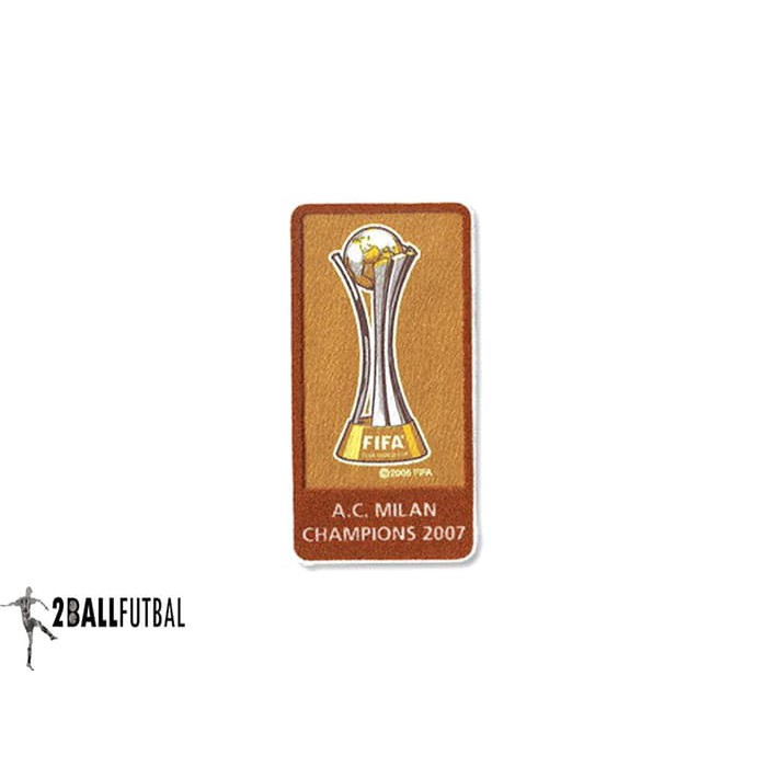 premium 2007 FIFA CLUB WORLD CHAMPIONS PATCH BADGE FOR AC MILAN JERSEY terpecaya