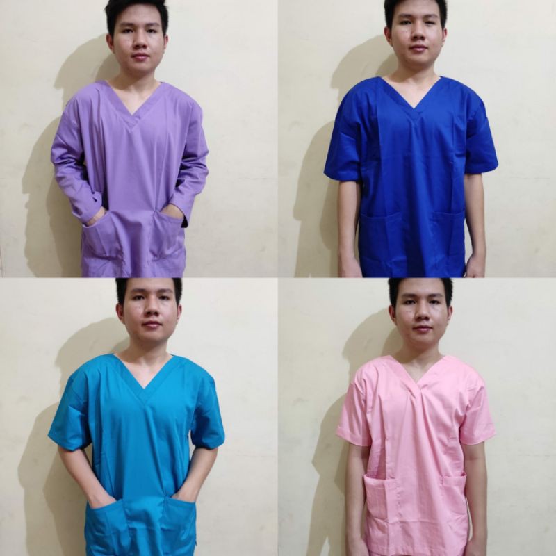 BAJU OK BORDIR NAMA 1/BAJU MEDIS/SERAGAM MEDIS/BAJU OK/BAJU OKA/BAJU OK JUMBO/BAJU OK LENGAN PANJANG