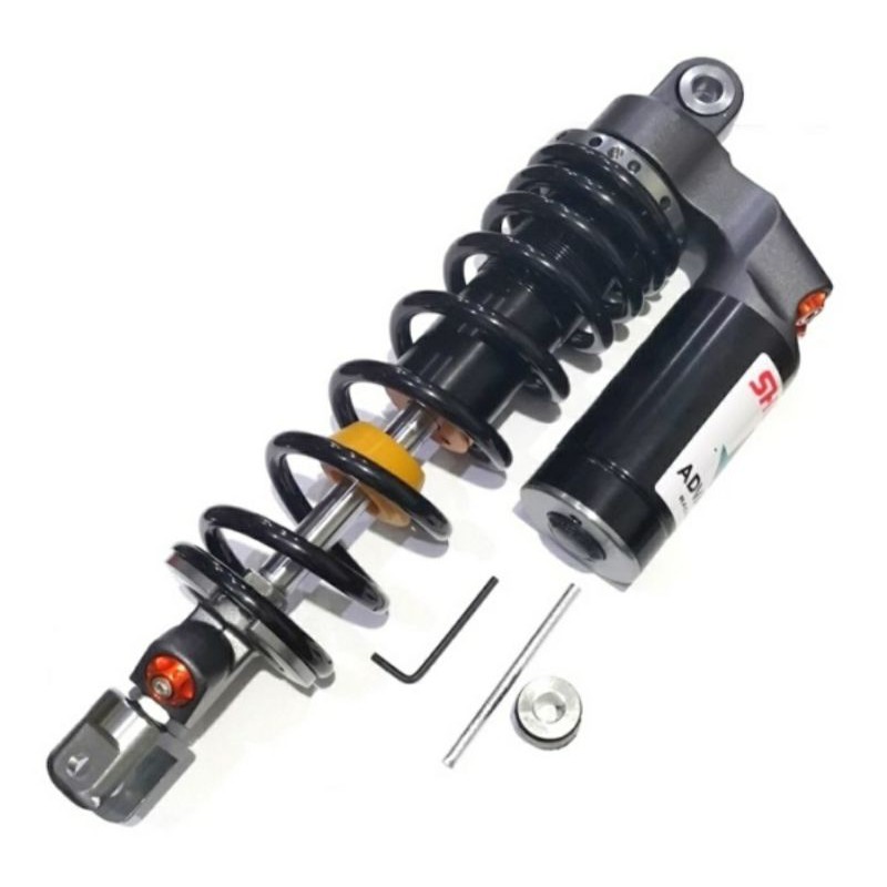 SHOCK SHOWA STEL ULIR HITAM UNTUK MATIC