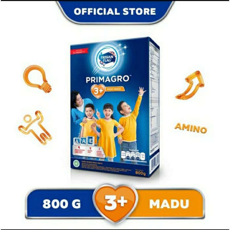 Primagro 3+ Vanila/Madu 750gr | D'Lubna Baby