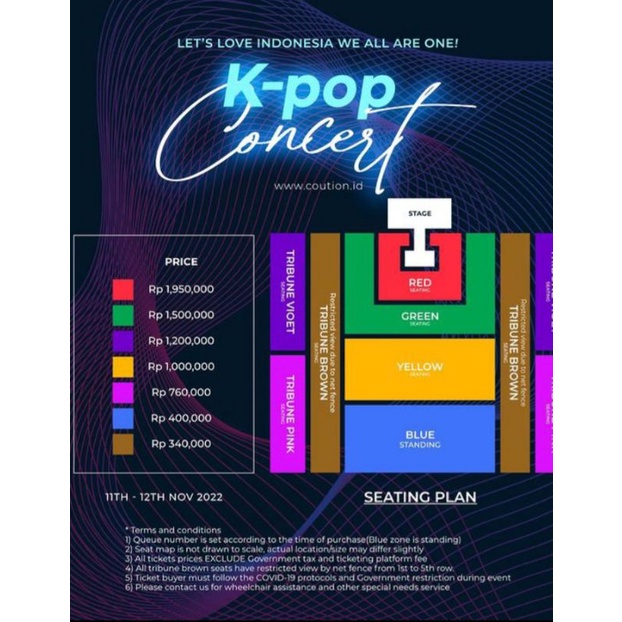 Tiket konser let's love kpop day 2 (chen exo), Pentagon, cix, nmixx