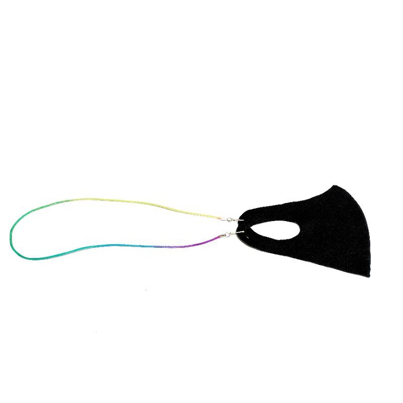 Kalung Gantungan Masker Strap Mask Hanging Silky Rainbow Gradation Series