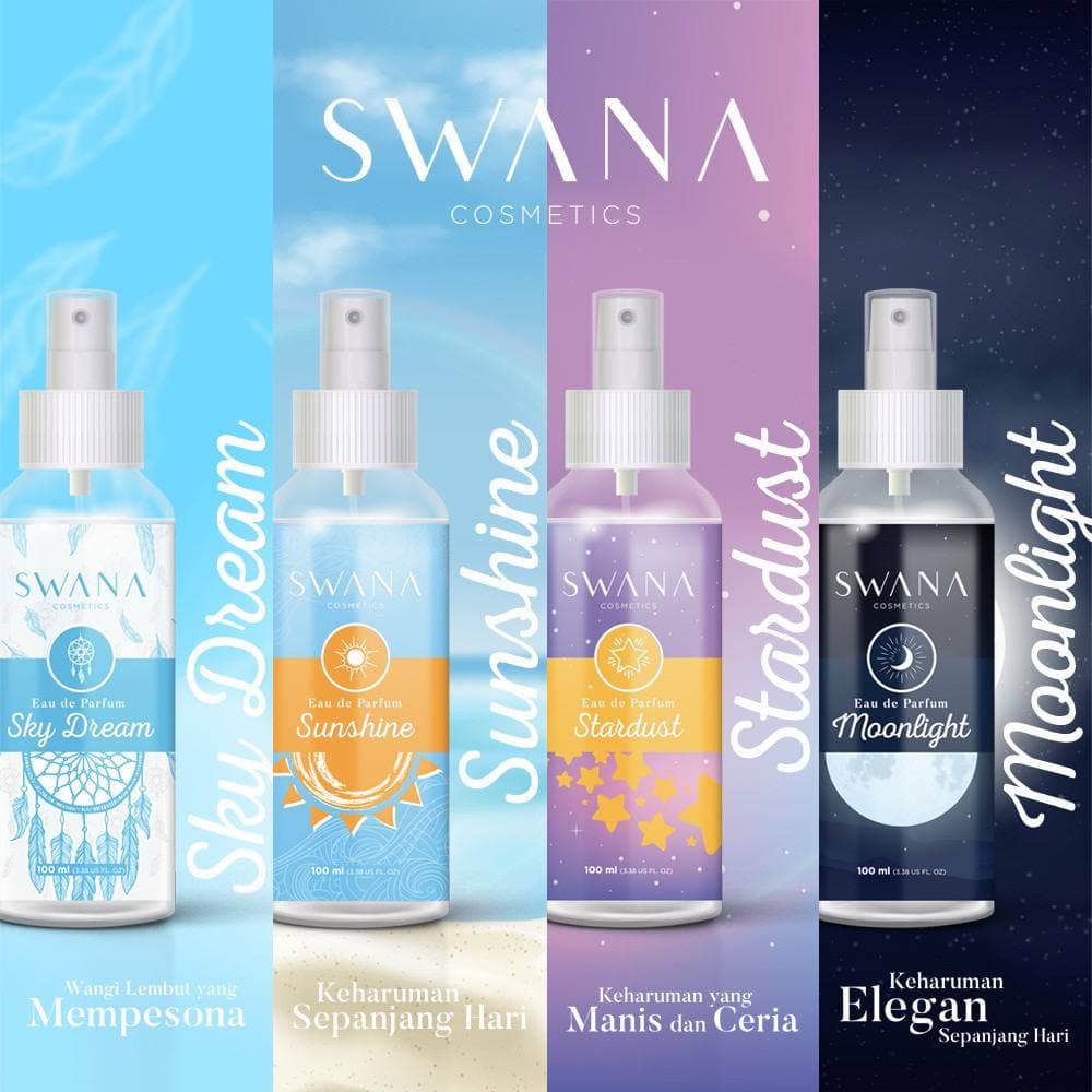 [100ML] SWANA EAU DE PARFUM / PARFUM SWANA COSMETICS / PARFUME SWANA