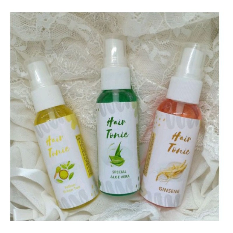 Hair Tonic By ACL BPOM Serum Tonik Vitamin Rambut Spray Ala Salon 60ml 100ml Treatment Anti Rontok Nutrisi Akar Kulit Kepala Aloevera Ginseng-1