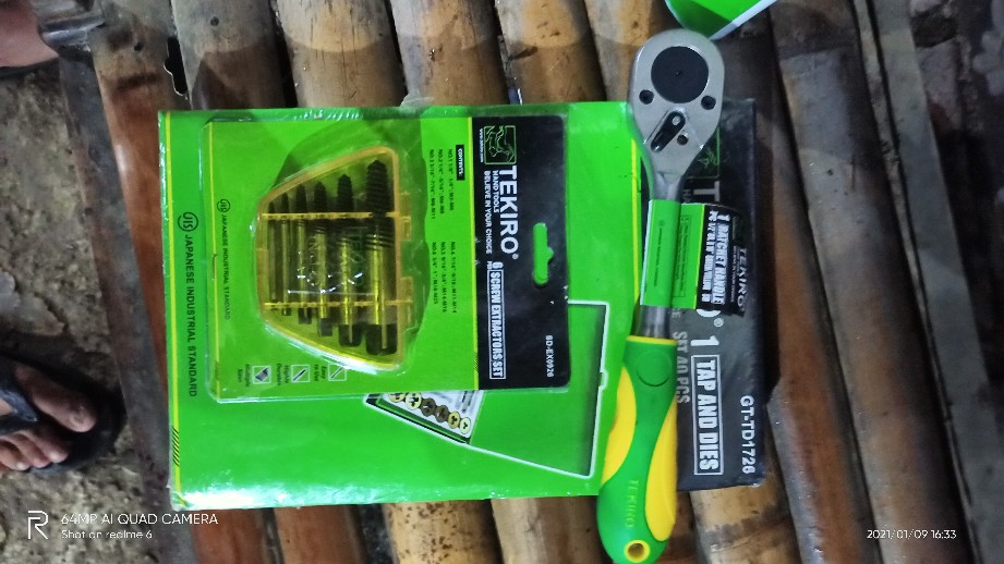 (tekiro)kunci Krek/ratchet Handle Tekiro