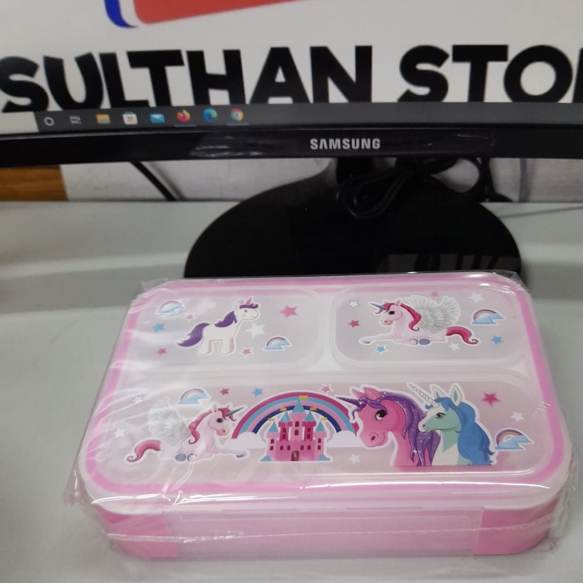 Tempat makan yoye besar anti tumpah dan campur 1000ml/ lunch box yoye 5 sekat 1000ml