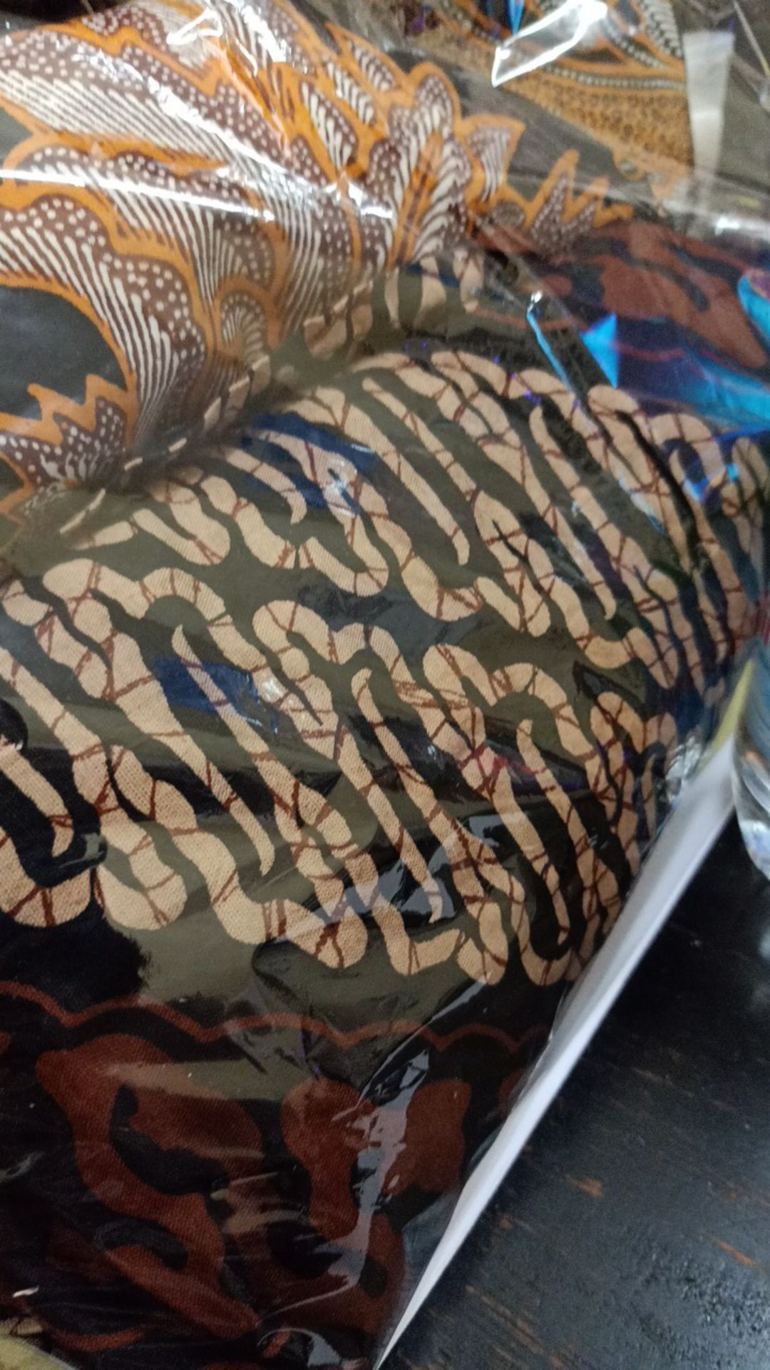 Batik Tunik Shibori Jumputan Terbaru Size S-3l / Hrb026 Yelbor Navbor / Biru Putih / Original.