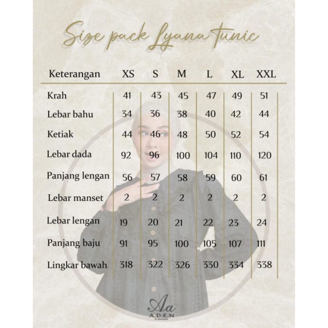 Lyana Tunic By Aden Hijab