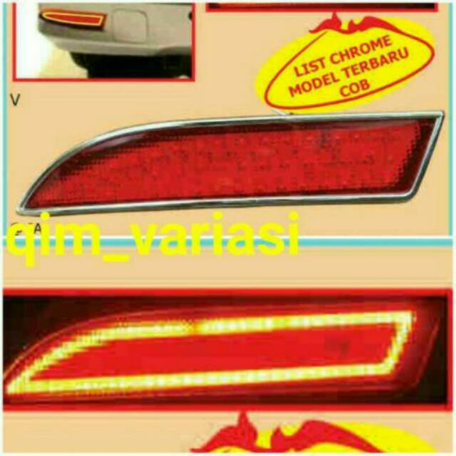 lampu led cob + reflektor avanza/xenia 2012up