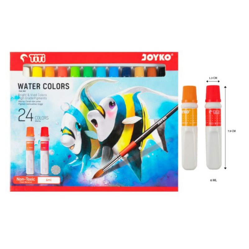 Cat Air JOYKO Water Color 6 Ml 24 Warna