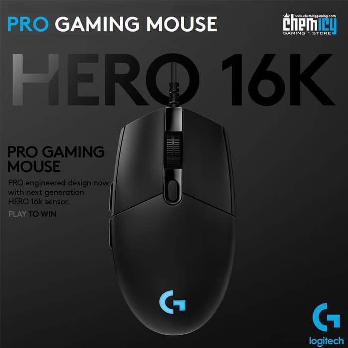 Logitech G Pro Hero 16k Gaming Mouse