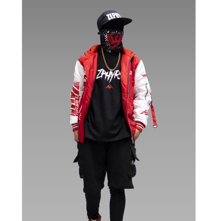 ZIPPER  CYBER STREET RED ZEPHYRS