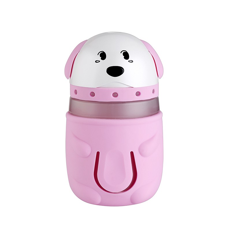 USB Cute Mini Cartoon Pet Dog Ultrasonic Humidifier Colorful Night Light LED Lamp - 165ml