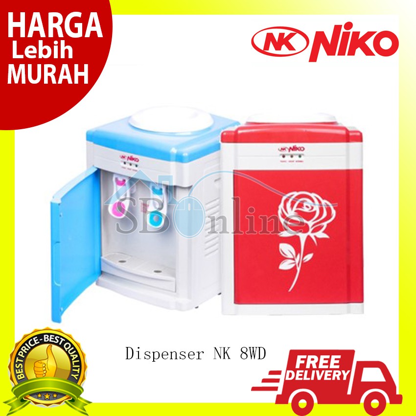 WATER DISPENSER HOT &amp; NORMAL NIKO - NK 8WD