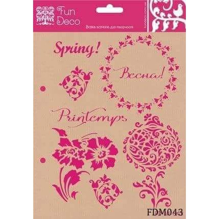 

Fun Deco Stencil ~ FDM043