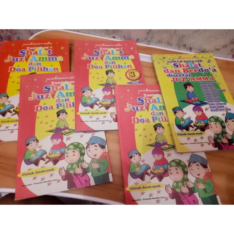 Buku anak Tuntunan shalat Juz` Amma dan Doa Anak