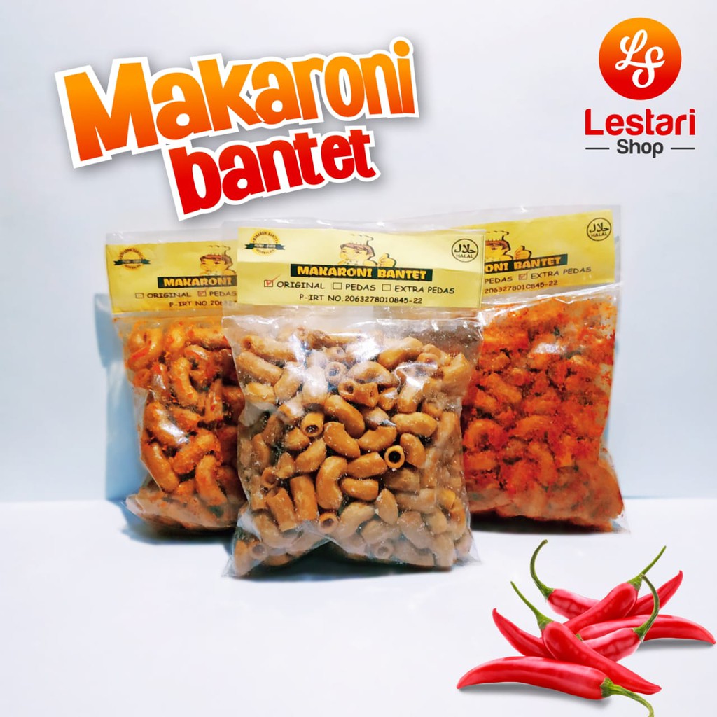 

Paket Hemat Makaroni Bantet dan Kriwil isi 50pcs