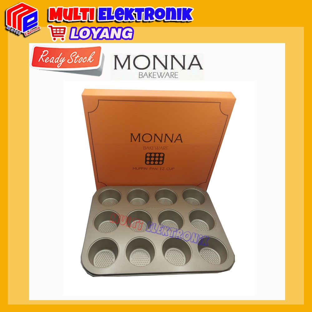 Loyang Muffin Pan Monna Bakeware - Loyang, Cetakan Kue