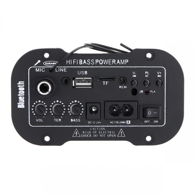Amplifier Board Audio Bluetooth USB FM Radio + Remote Control