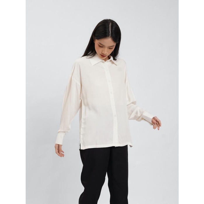 7.7 Thenblank Loose Shirt Broken White Exclusive