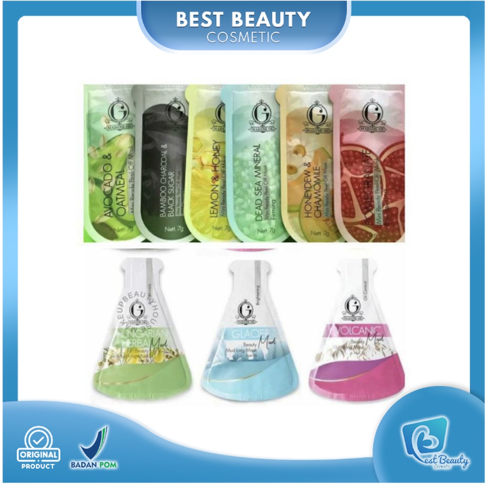 ★ BB ★ MADAME GIE Beauty Mud Icing Mask - Masker Lumpur | Pell OFF - 1 SACHET