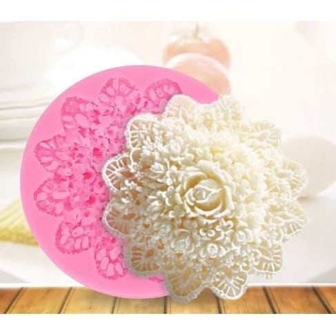 3D Silicon Mold Fondant Cake Decoration - Flower Bouquet