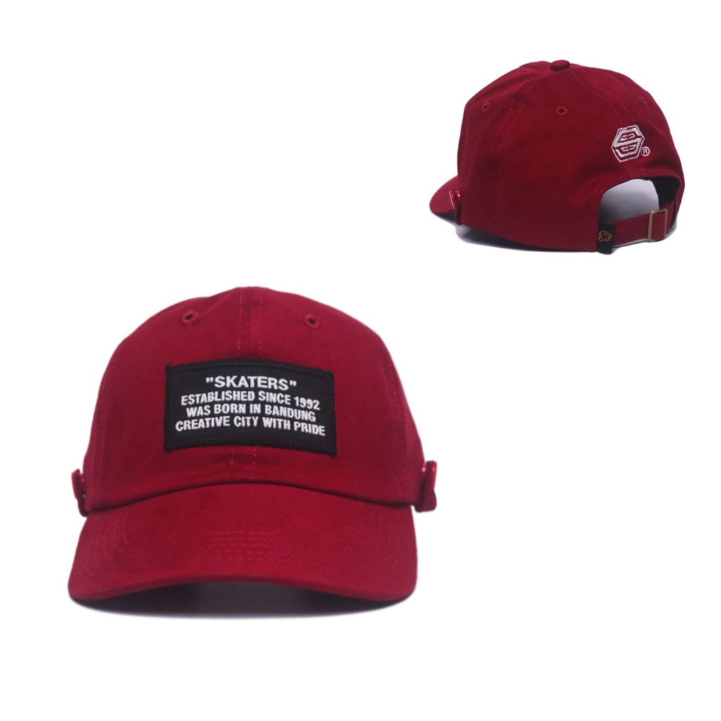 TOPI POLO CAPS SKATERS VB065 MERAH