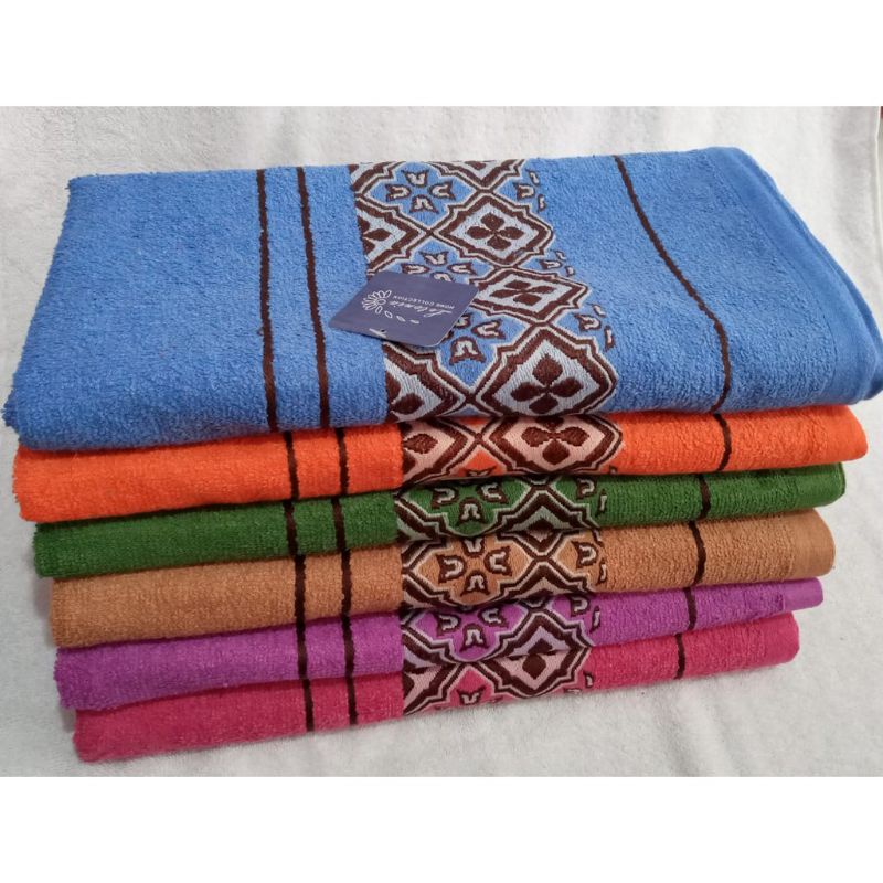 Medan Termurah 002 Sangat meresap Size Standart 70x140 Handuk mandi dewasa by LETONIA