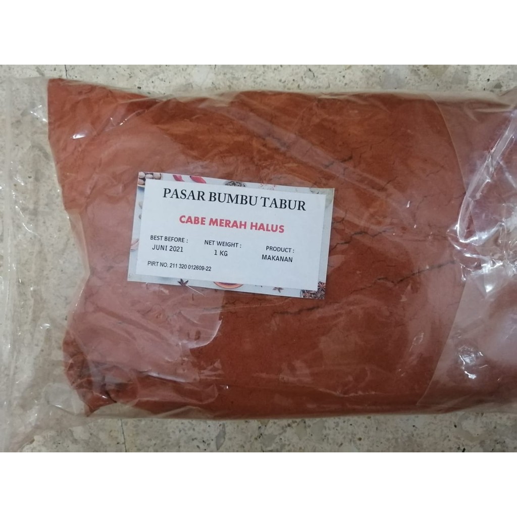 

CABE MERAH (HALUS) 1 KG BUBUK MAKANAN ENAK MURAH HALAL