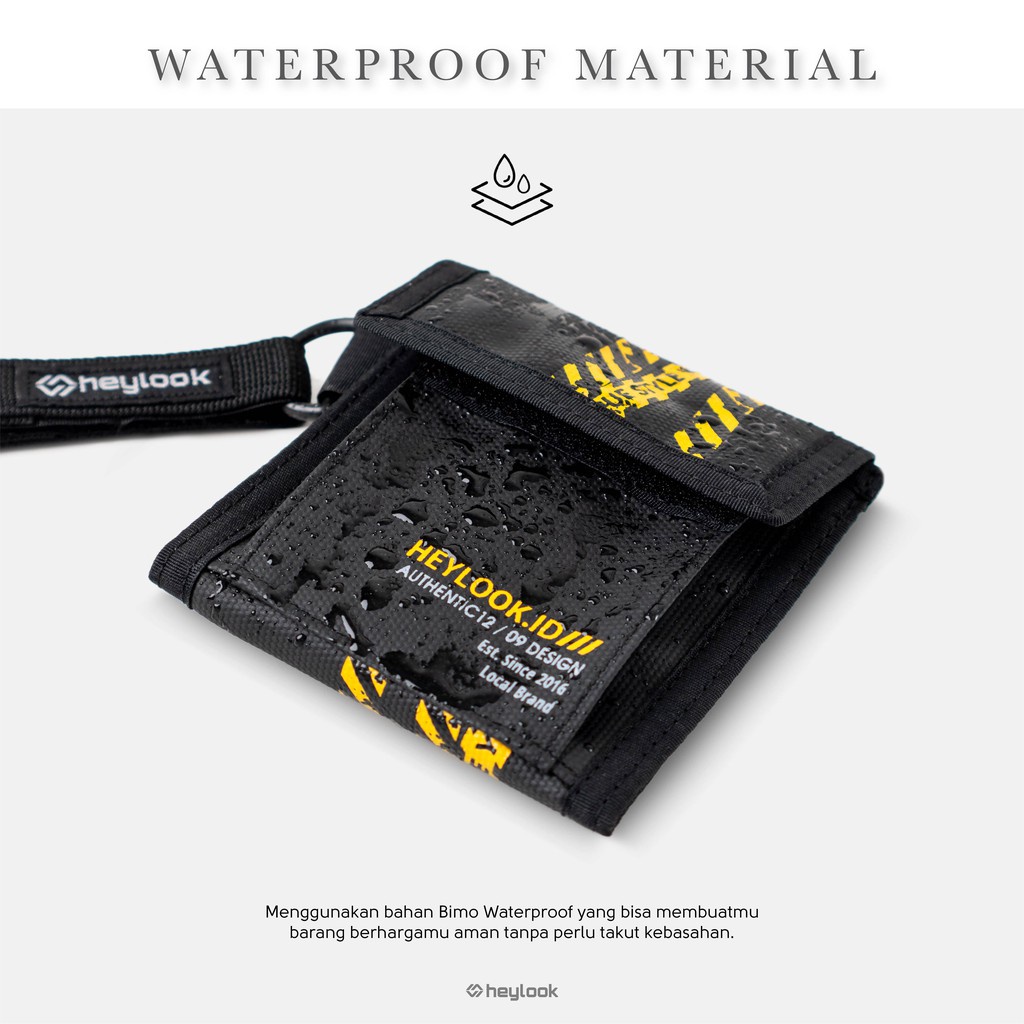 Dompet Pria Waterproof Dompet Lipat Pendek Dompet Tahan Air Dompet Pendek Tactical Army Cowok Dompet Kado Hadiah