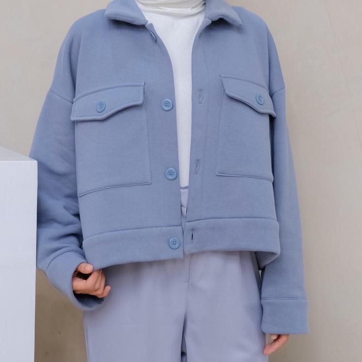 Terbaru.. Gena Jaket Wanita Outer Oversize Hijabers