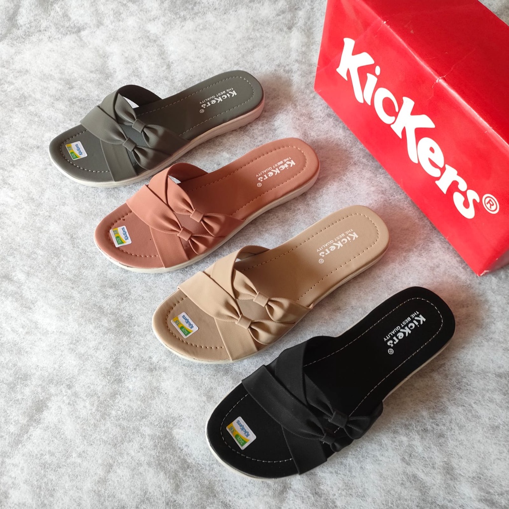 RN_OFFICIAL SANDAL WANITA KICKERS ORIGINAL TERBARU SANDAL TREPES SANDAL WANITA MURAH