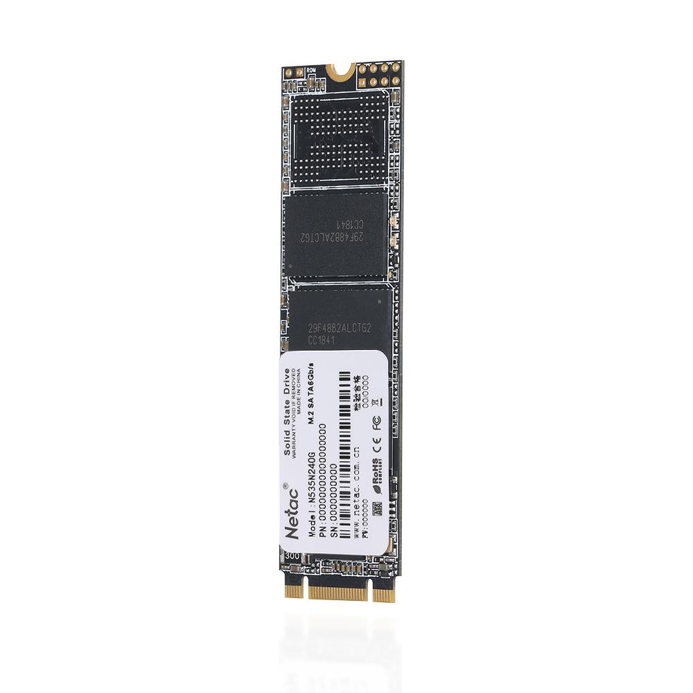 SSD Netac N535S M.2 2280 SATA III - 3D NAND - S.M.A.R.T - TRIM 120GB, 240GB, 480GB, 960GB