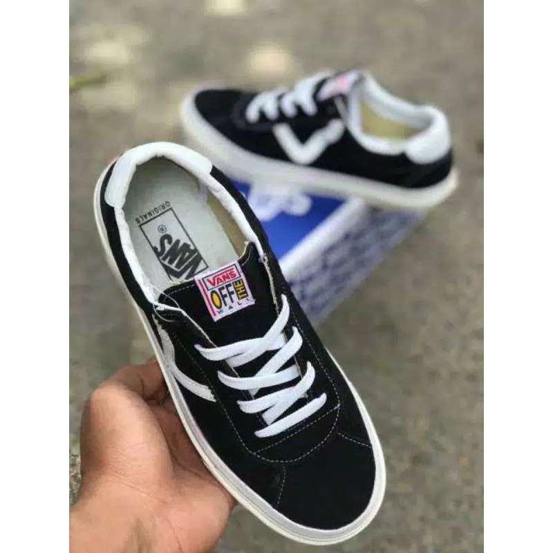 SEPATU VANS STYLE 73 DX ANAHEIM FACTORY BLACK WHITE 36-43 Import Quality Made In CHINA