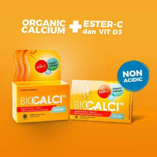 BioCalci Vitamin C ester C dan Multivitamin