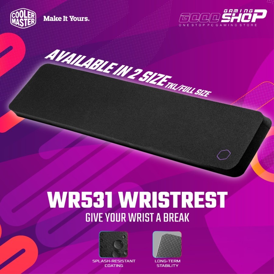 Cooler Master WR531 Wristrest / WR-531 Wrist Rest