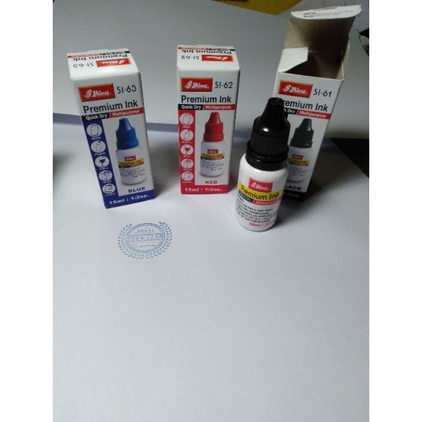 

Baru Tinta Permanen (Premium) Stempel Shiny