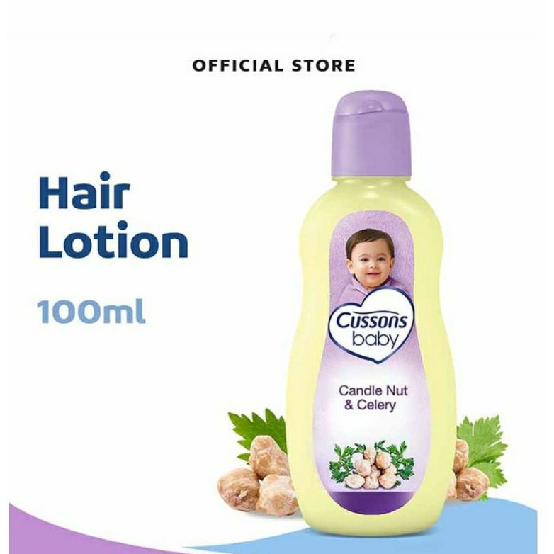 CUSSONS BABY HAIR LOTION CANDLE NUT &amp; CALERY NOTE 50+50 ML