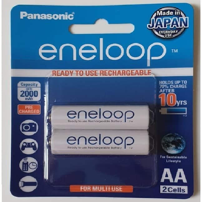 Baterai Panasonic Eneloop AA Batery Eneloop AA 2000 mAh isi 2 Asli