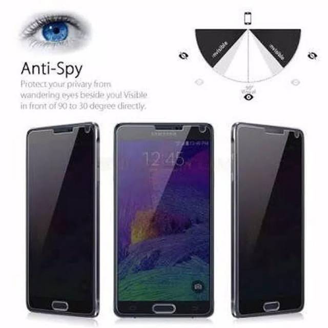 KOREAN Temperer Glass Anti SPY Redmi 6A Xiaomi 5.45&quot; Privacy Screen Guard Anti Gores Kaca ANTI INTIP