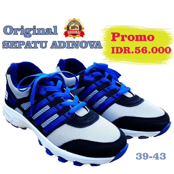 ORIGINAL Sepatu ADINOVA Snaker Pria Wanita joging